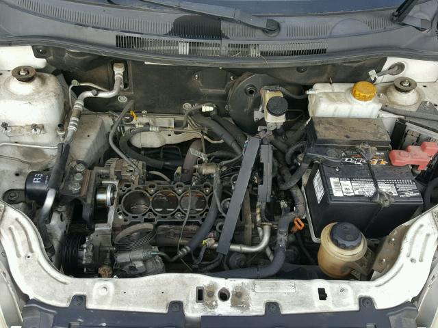 KL1TD56E79B300578 - 2009 CHEVROLET AVEO LS WHITE photo 7
