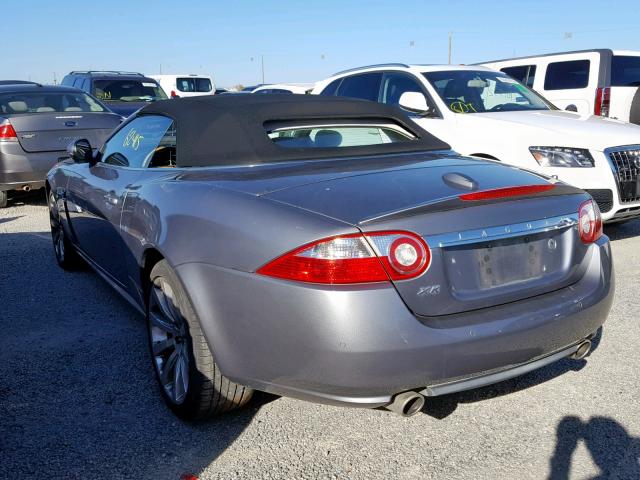 SAJWA44B375B11332 - 2007 JAGUAR XK SILVER photo 3