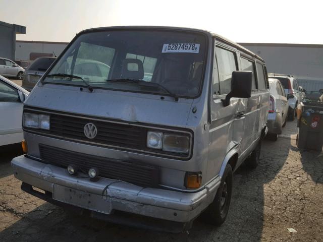 WV2YB0256HH056576 - 1987 VOLKSWAGEN VANAGON BU SILVER photo 2