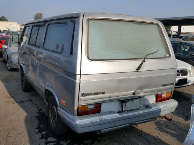 WV2YB0256HH056576 - 1987 VOLKSWAGEN VANAGON BU SILVER photo 3