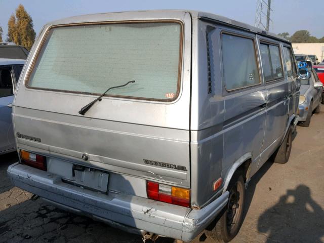 WV2YB0256HH056576 - 1987 VOLKSWAGEN VANAGON BU SILVER photo 4