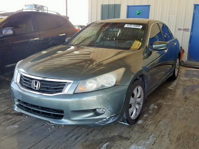 5KBCP3F86AB006185 - 2010 HONDA ACCORD EXL GREEN photo 2