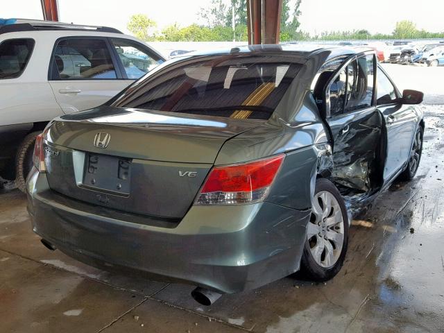 5KBCP3F86AB006185 - 2010 HONDA ACCORD EXL GREEN photo 4