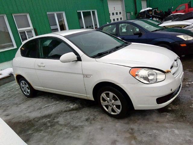 KMHCN35C18U055172 - 2008 HYUNDAI ACCENT BAS WHITE photo 1