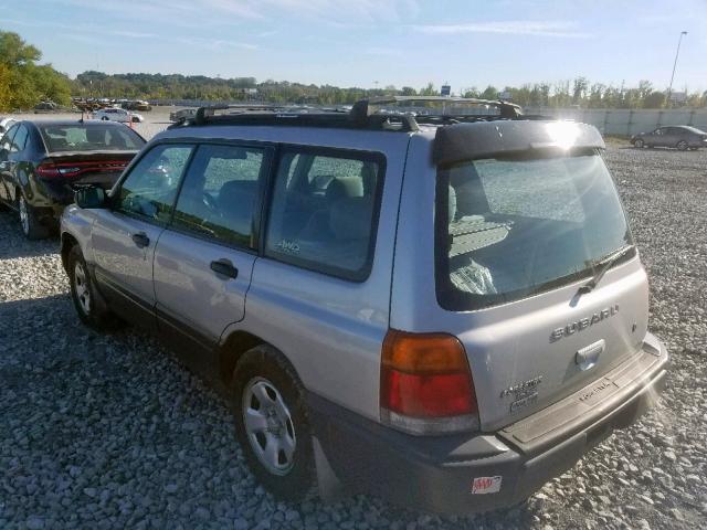 JF1SF6357XH702013 - 1999 SUBARU FORESTER L SILVER photo 3