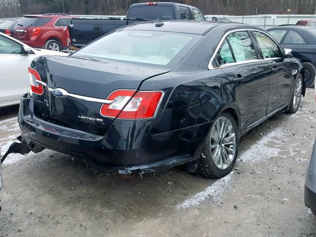 1FAHP2JW8BG122974 - 2011 FORD TAURUS LIM BLACK photo 4