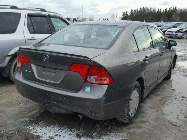 2HGFA16468H113869 - 2008 HONDA CIVIC DX-G BROWN photo 4