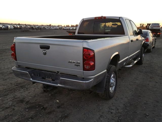 3D7MX38C47G763311 - 2007 DODGE RAM 3500 S SILVER photo 4