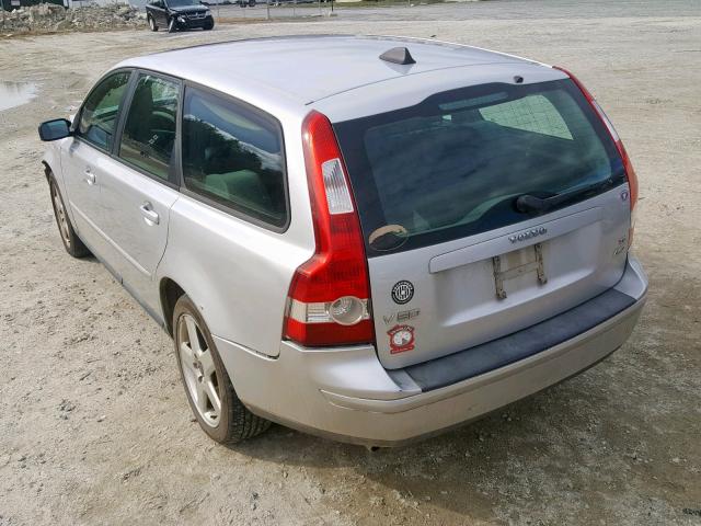 YV1MJ682762168569 - 2006 VOLVO V50 T5 SILVER photo 3