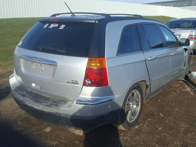 2A8GF68X87R325750 - 2007 CHRYSLER PACIFICA T SILVER photo 4