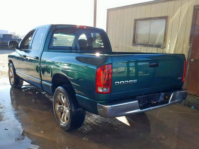 1D7HA18D33S217439 - 2003 DODGE RAM 1500 S GREEN photo 3