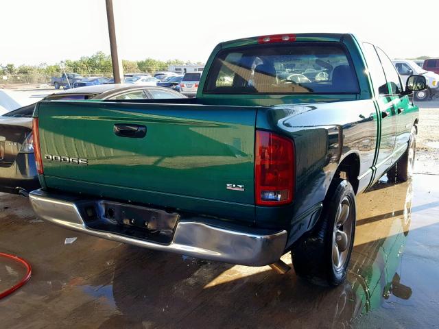 1D7HA18D33S217439 - 2003 DODGE RAM 1500 S GREEN photo 4