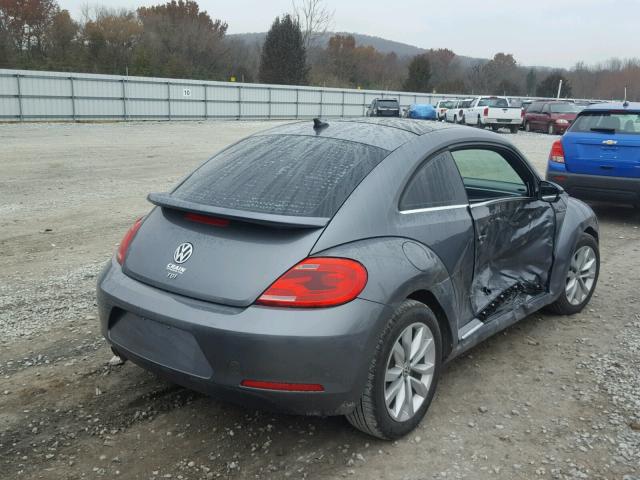 3VWJL7AT9EM608842 - 2014 VOLKSWAGEN BEETLE GRAY photo 4