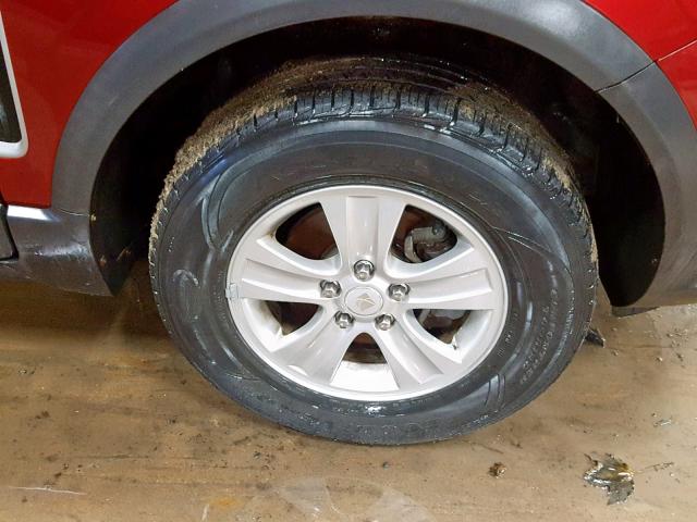 3GSCL33P78S530585 - 2008 SATURN VUE XE RED photo 9