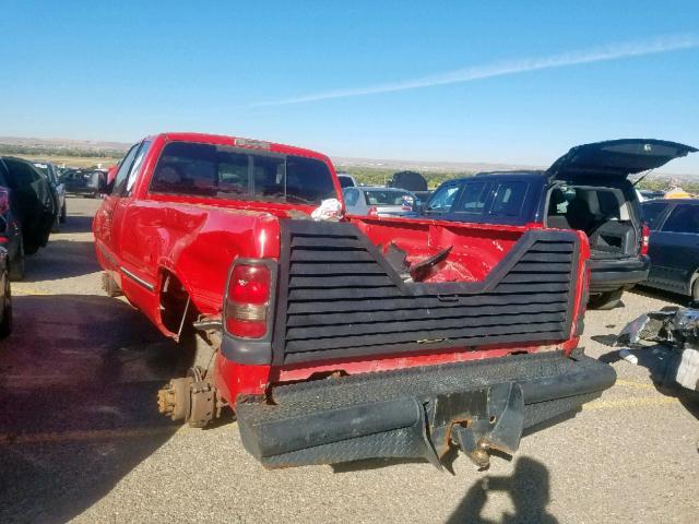 1B7KF23631J503908 - 2001 DODGE RAM 2500 RED photo 3