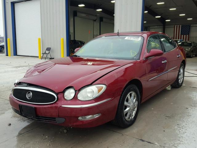 2G4WD532551218791 - 2005 BUICK LACROSSE C BURGUNDY photo 2