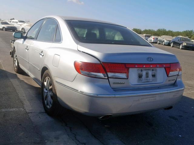 KMHFC46FX6A061701 - 2006 HYUNDAI AZERA SE SILVER photo 3