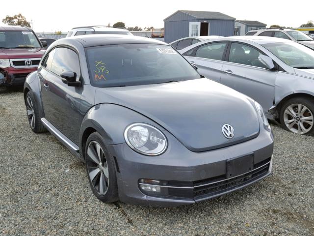 3VWVA7AT6CM626400 - 2012 VOLKSWAGEN BEETLE TUR GRAY photo 1