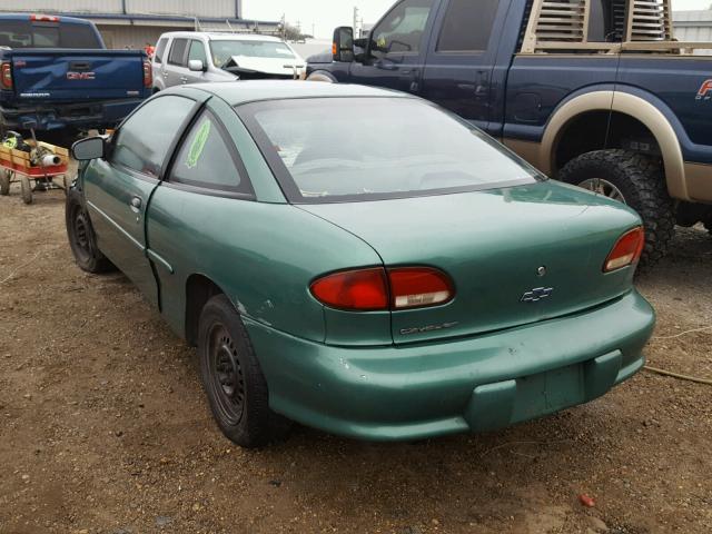 1G1JC1240X7177112 - 1999 CHEVROLET CAVALIER B GREEN photo 3