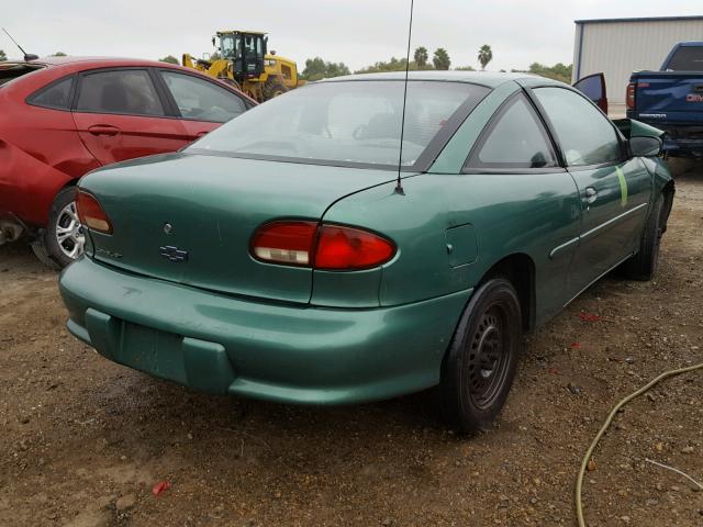 1G1JC1240X7177112 - 1999 CHEVROLET CAVALIER B GREEN photo 4