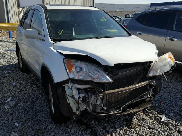 JHLRE38738C044292 - 2008 HONDA CR-V EXL WHITE photo 1