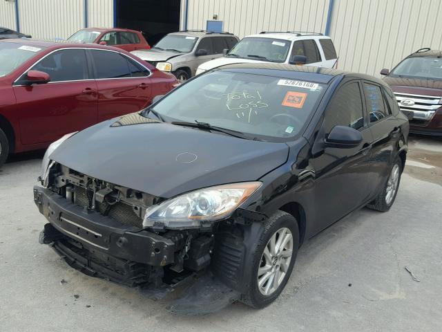 JM1BL1L74D1835436 - 2013 MAZDA 3 I BLACK photo 2