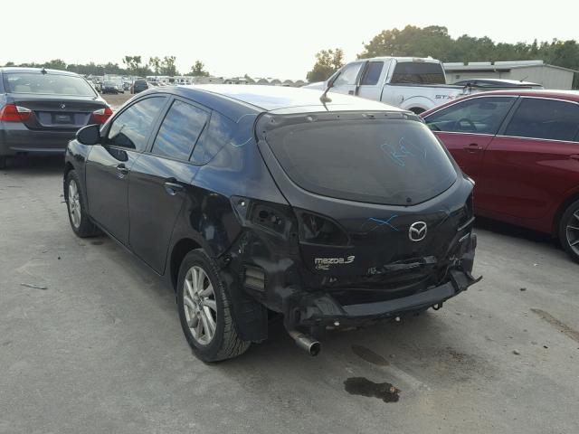 JM1BL1L74D1835436 - 2013 MAZDA 3 I BLACK photo 3