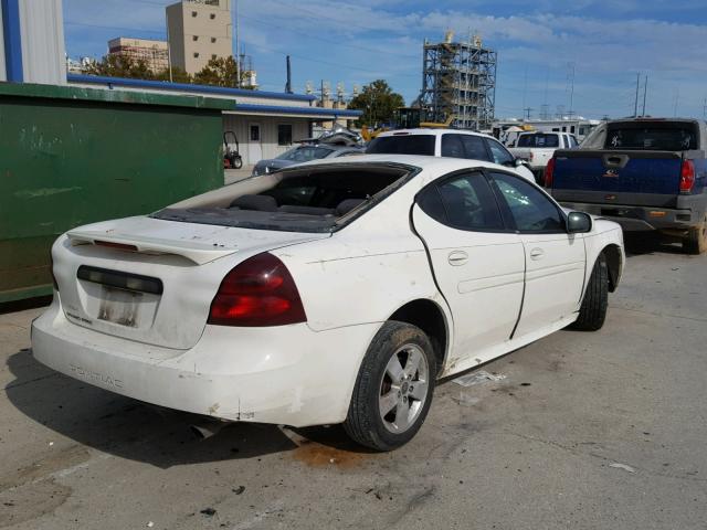 2G2WP522851336111 - 2005 PONTIAC GRAND PRIX WHITE photo 4