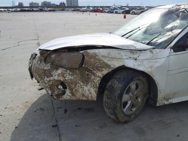 2G2WP522851336111 - 2005 PONTIAC GRAND PRIX WHITE photo 9