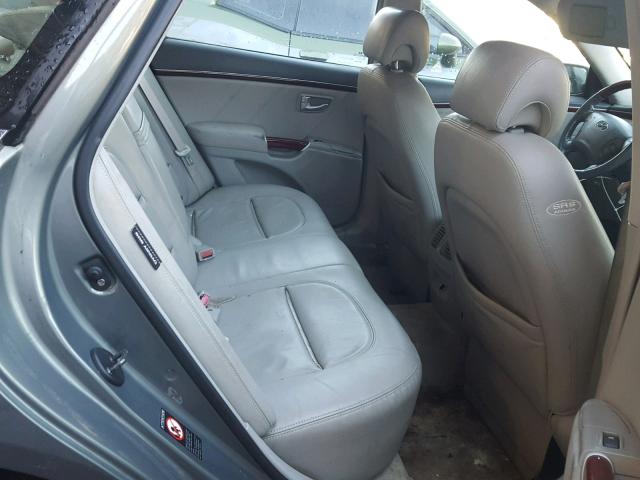 KMHFC46F27A189657 - 2007 HYUNDAI AZERA SE GRAY photo 6