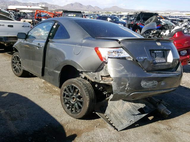 2HGFG11896H562811 - 2006 HONDA CIVIC EX GRAY photo 3