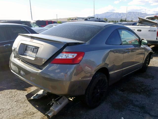 2HGFG11896H562811 - 2006 HONDA CIVIC EX GRAY photo 4