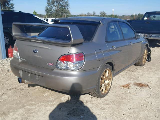 JF1GD70676L506793 - 2006 SUBARU IMPREZA WR GRAY photo 4