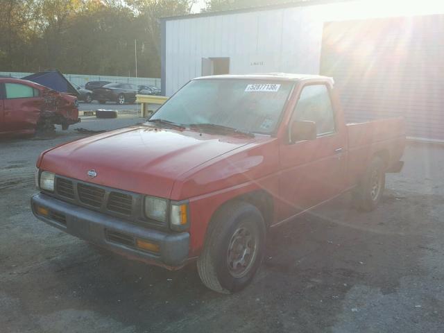 1N6SD11S5RC353569 - 1994 NISSAN TRUCK BASE RED photo 2