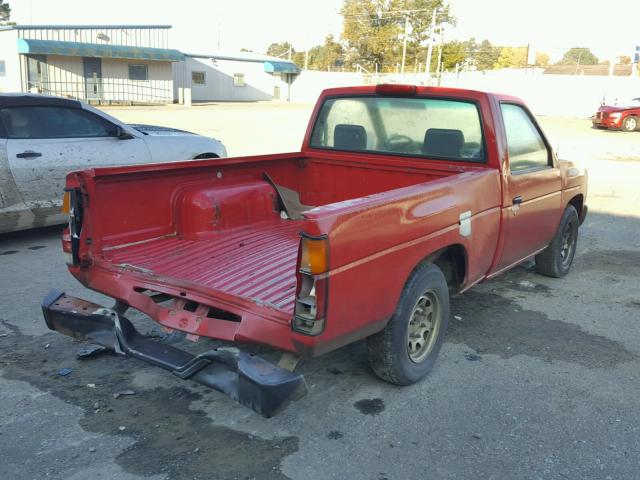 1N6SD11S5RC353569 - 1994 NISSAN TRUCK BASE RED photo 4