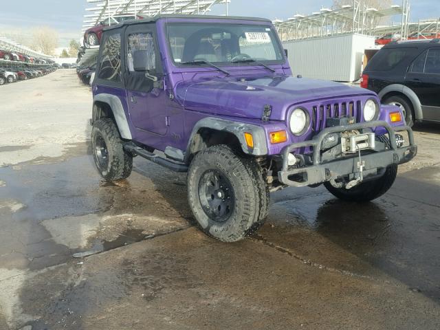 1J4FY19S2VP549575 - 1997 JEEP WRANGLER /, PURPLE - price history, history  of past auctions. Prices and Bids history of Salvage and used Vehicles.