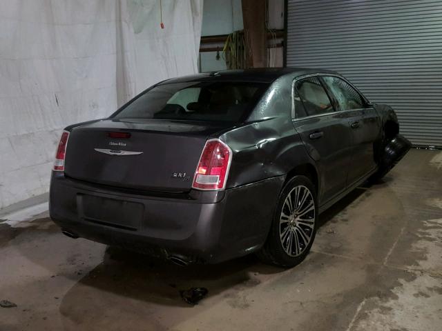 2C3CCABG8DH576218 - 2013 CHRYSLER 300 V6 BLACK photo 4