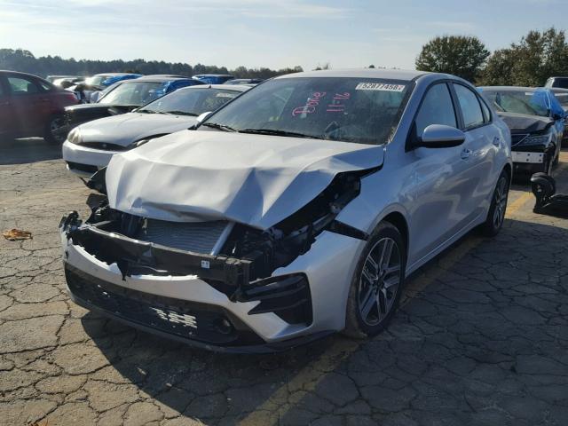 3KPF34AD5KE020507 - 2019 KIA FORTE GT L SILVER photo 2