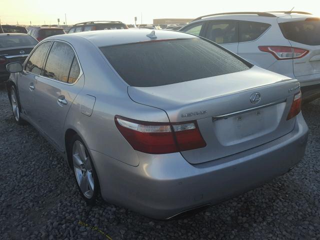 JTHGL46F885021264 - 2008 LEXUS LS 460L SILVER photo 3