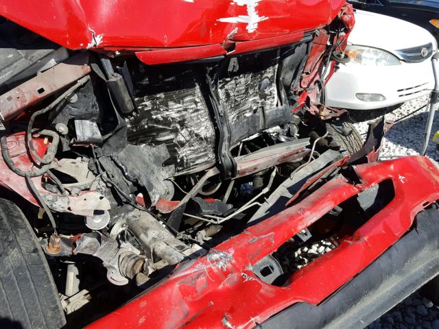 1FTRF02236KB14074 - 2006 FORD F150 RED photo 9