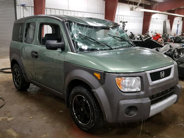 5J6YH28594L031785 - 2004 HONDA ELEMENT EX GREEN photo 1