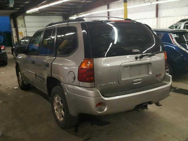 1GKDT13S022100848 - 2002 GMC ENVOY SILVER photo 3