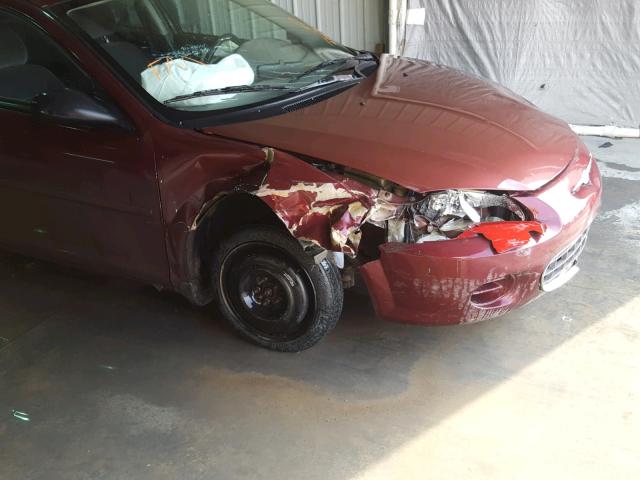 1C3EL46X72N184243 - 2002 CHRYSLER SEBRING LX MAROON photo 9