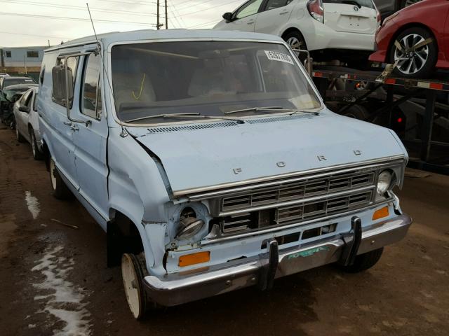 E24HHB71074 - 1976 FORD VAN BLUE photo 1