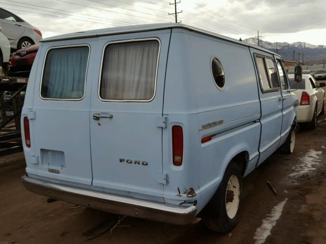 E24HHB71074 - 1976 FORD VAN BLUE photo 4