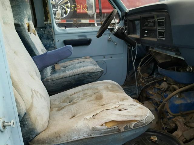 E24HHB71074 - 1976 FORD VAN BLUE photo 5