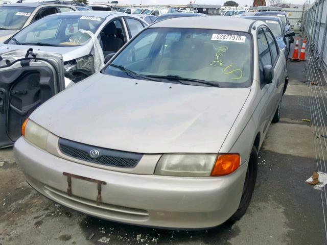 JM1BC1410V0131705 - 1997 MAZDA PROTEGE DX TAN photo 2