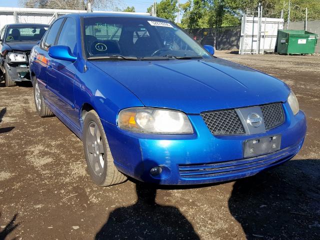 3N1AB51D16L546396 - 2006 NISSAN SENTRA SE- BLUE photo 1