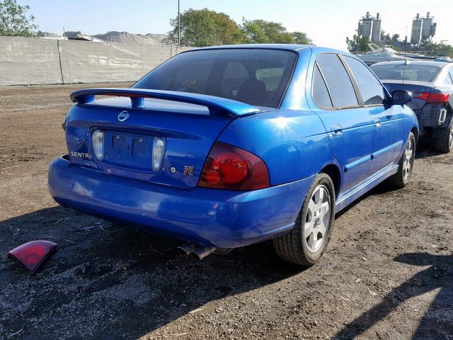 3N1AB51D16L546396 - 2006 NISSAN SENTRA SE- BLUE photo 4