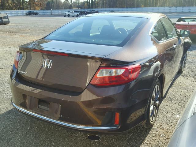 1HGCT1B35DA001471 - 2013 HONDA ACCORD LX- BROWN photo 4